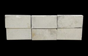 Wall Tiles - Set of Vintage 3 x 1.5 Rectangular Light Gray Small Wall Tiles