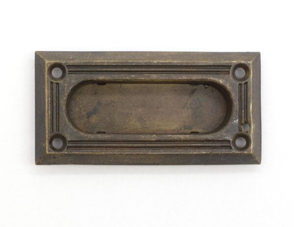 Window Hardware - Art Deco Brass Yale & Towne Recessed Window Sash Lift