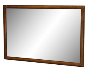 Antique Mirrors - Dark Wood Frame Mirror