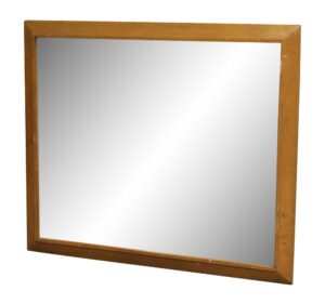 Antique Mirrors - Plain Solid Wood Framed Mirror