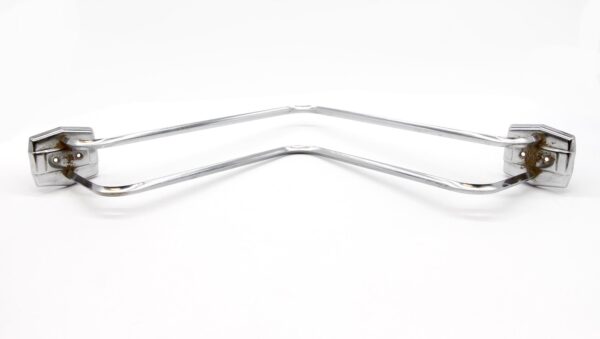 Bathroom - Corner Vintage Chrome Surface Mount Towel Bar