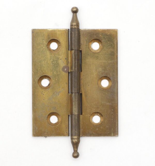 Cabinet & Furniture Hinges - Vintage Corbin 2 x 1.5 in. Brass Cabinet Hinge