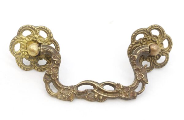 Cabinet & Furniture Pulls - Vintage 5.25 in. French Brass Drawer Pull