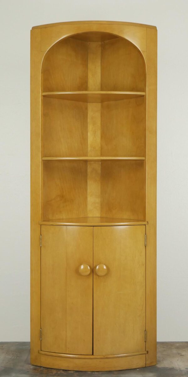 1940s Mid Century Modern Heywood Wakefield Corner Cabinet Olde Good Things