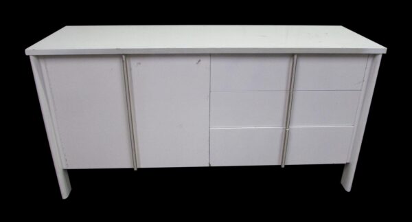 Cabinets - White Wooden Storage Cabinet