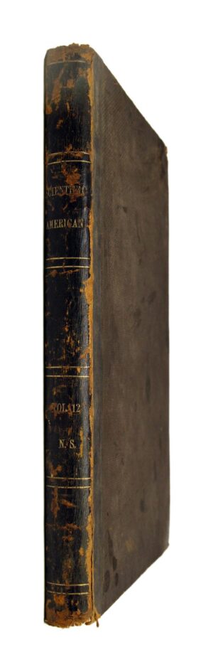 Collectibles - Antique Volume 12 Journal Art Science Mechanics Book