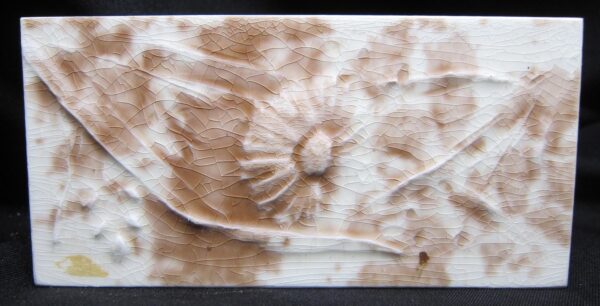 Collectors Tiles - Cream White & Pink Floral Tile