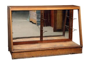 Commercial Furniture - Slant Front Display Showcase Missing Glass