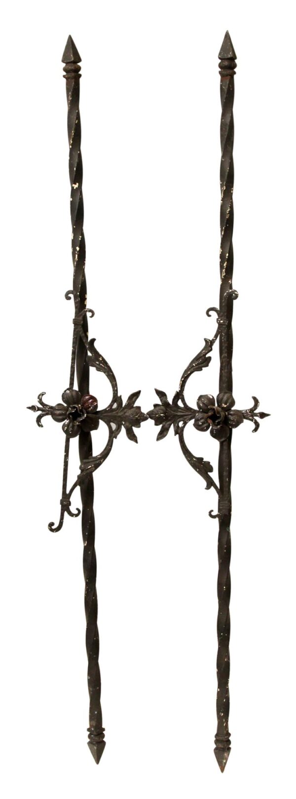 Decorative Metal - Pair of 5 Ft. Turned Metal Bars