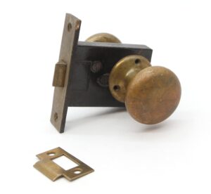 Door Knob Sets - Vintage Classic Brass Passage Door Knob Set