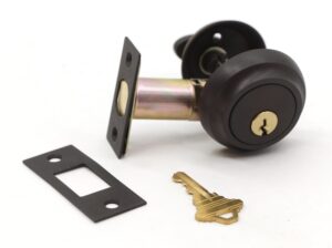 Door Locks - Oil Rubbed Bronze Entry Cylinder Deadbolt Door Lock