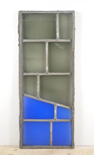 Exclusive Glass - Gray & Blue Robert Sowers JFK Airport Stained Glass Window