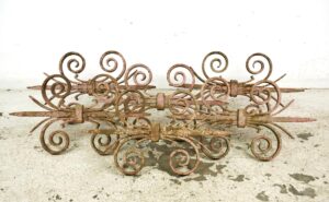 Exterior Materials - Set of Wrought Iron 19th Century Building Facade Stars