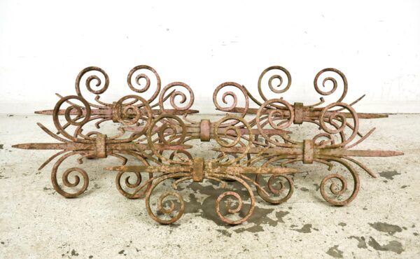 Exterior Materials - Set of Wrought Iron 19th Century Building Facade Stars