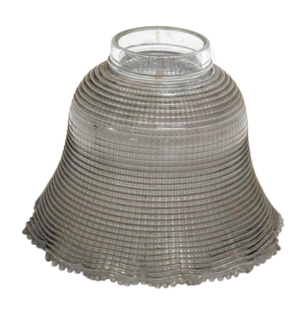 Globes & Shades - Antique Ruffled 7.125 in. Holophane Shade
