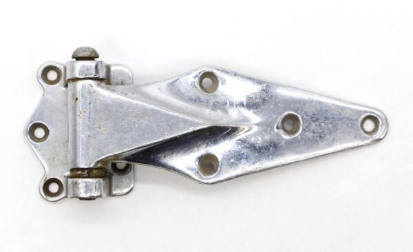 Ice Box Hardware - Vintage 7.25 in. Kason Nickel Brass Ice Box Hinge