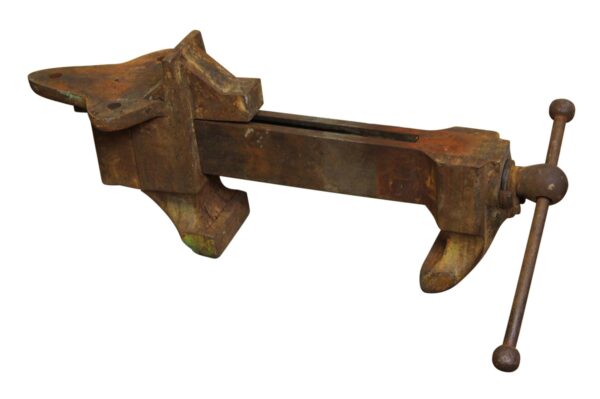 Antique Cast Iron Bench Vise Olde Good Things