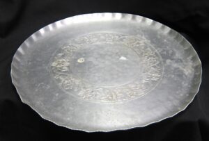 Kitchen - 1930s Hand Wrought Aluminum Serving Platter