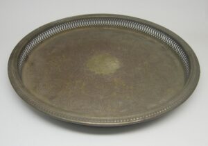 Kitchen - Metal Decorative Floral Plate