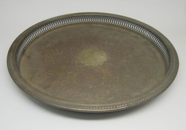 Kitchen - Metal Decorative Floral Plate