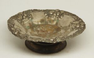 Kitchen - Silver Plated Ornate Dish