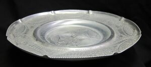 Kitchen - Single Floral Aluminum Platter