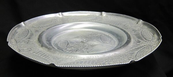 Kitchen - Single Floral Aluminum Platter