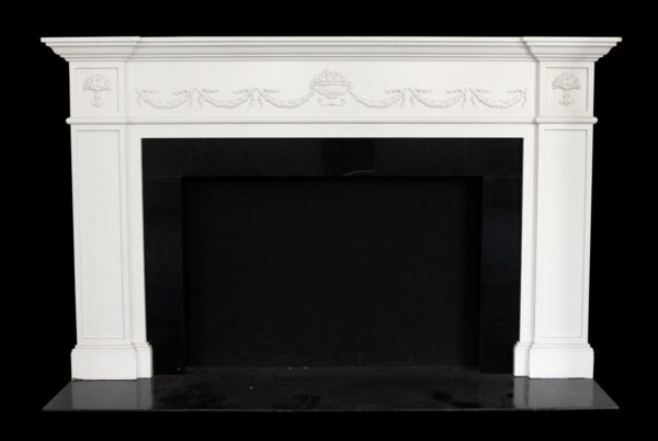 Mantels - Waldorf Astoria Morgan Suite Federal White Wood Mantel