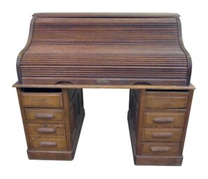 Office Furniture - Derbey Desk with S Curve Roll Top
