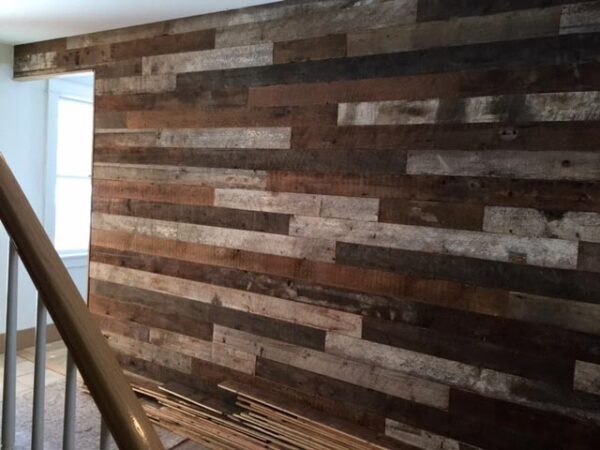 Paneled Rooms & Wainscoting - Rustic Reclaimed White Pine Skin Wall Covering
