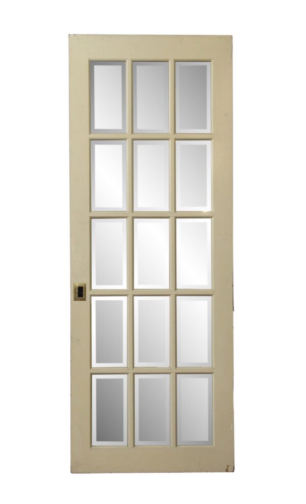 Pocket Doors - 95 x 35.75 Beveled Mirror Doors from the Herbert Hoover Room of the Waldorf Astoria Pocket Doors - 95 x 35.75 Beveled Mirror Doors from the Herbert Hoover Room of the Waldorf Astoria