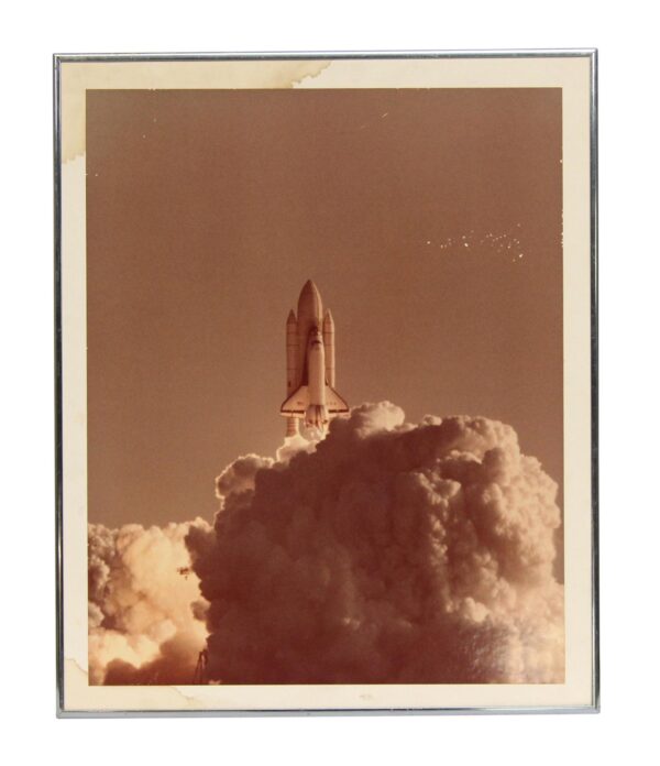 Posters - Vintage Space Ship Launch Photograph