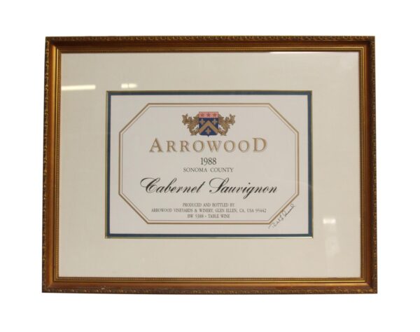 Prints - 1980s Arrowood Ornate Framed Winery Print