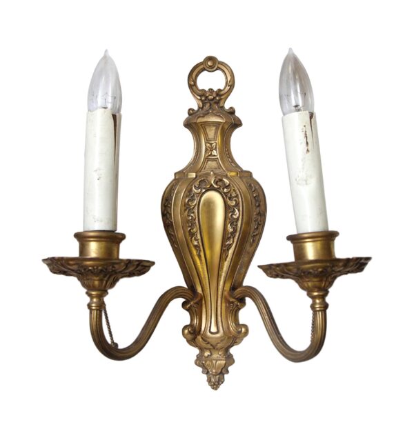 Sconces & Wall Lighting - Antique Victorian 2 Arm Bronze Wall Sconce Sconces & Wall Lighting - Antique Victorian 2 Arm Bronze Wall Sconce