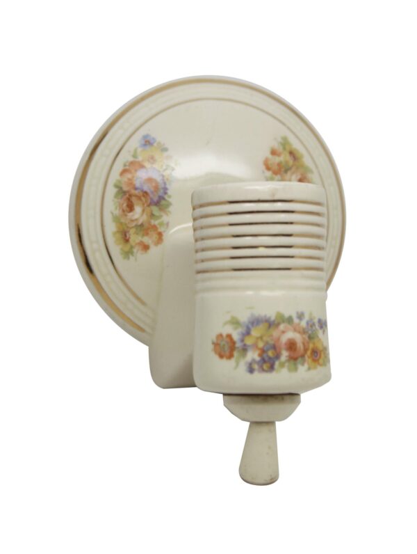 Sconces & Wall Lighting - Vintage Traditional Floral Porcelain Wall Sconce