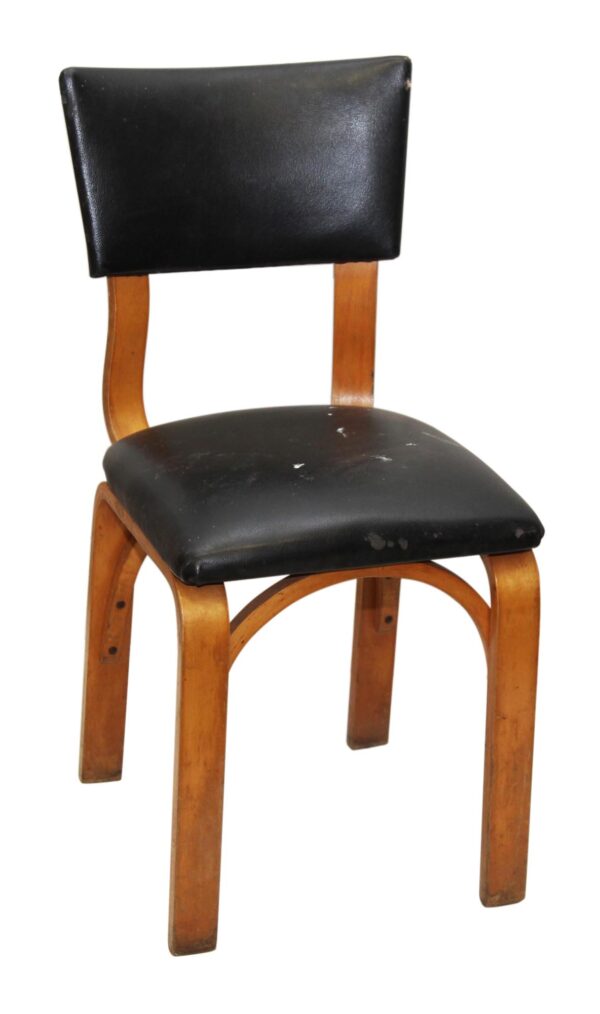 Seating - Thonet Black Chair with Light Wood Tone