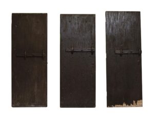 Specialty Doors - Rustic Pine Doors with Bar Latches