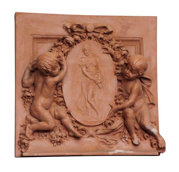 Stone & Terra Cotta - Cherubic Cast Fiberglass Frieze