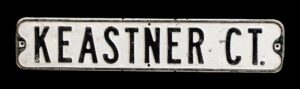 Vintage Signs - Keastner Ct Metal Street Sign
