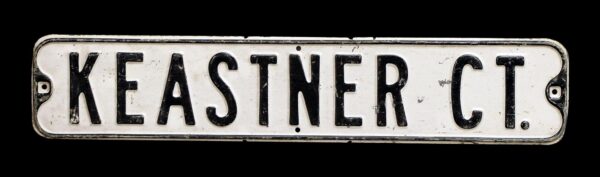 Vintage Signs - Keastner Ct Metal Street Sign