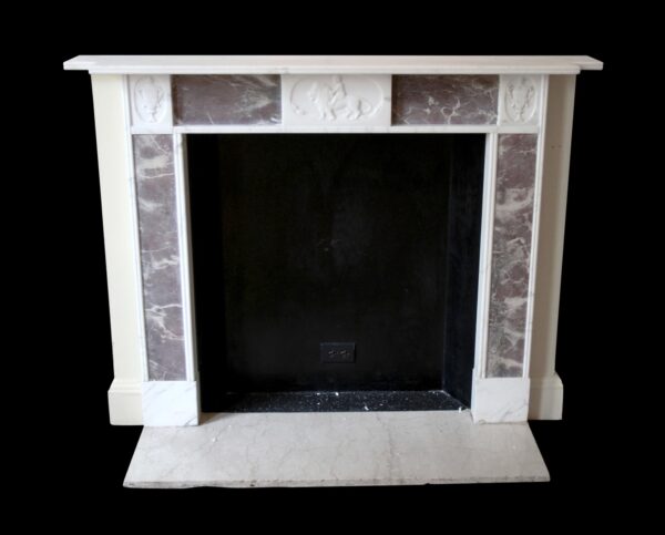 Waldorf Astoria - Waldorf Astoria English Regency Marble Fireplace Mantel