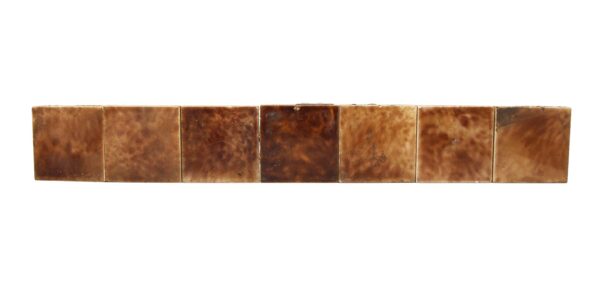Wall Tiles - Set of 15 Square Brown Tiles