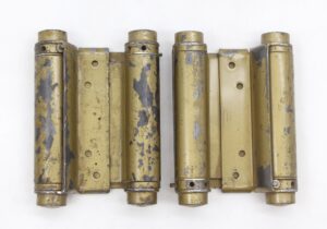 Door Hinges - Pair of Steel Spring Loaded Double Acting Door Hinges