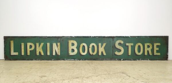 Vintage Signs - Reclaimed 118.5 in. Lipkin Bookstore Aluminum Movie Prop Sign