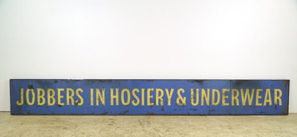 Vintage Signs - Reclaimed 99.75 in. Jobbers Aluminum Movie Prop Sign