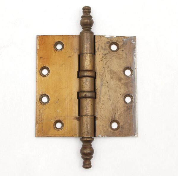 Door Hinges - Geo B. Henne Brass 4.5 x 4.5 in. Ball Bearing Butt Door Hinge