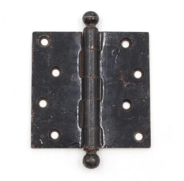 Door Hinges - Stanley 4 x 4 in. Black Steel Butt Door Hinge
