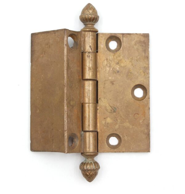 Door Hinges - Vintage 3 x 3 in. Bronze Single Plate Offset Door Hinge