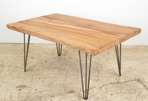 Live Edge Tables - Handcrafted 38 in. Single Slab Live Edge Sycamore Coffee Table