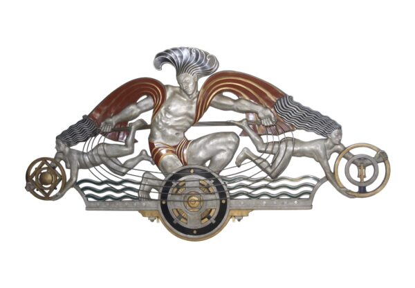 Plaques & Plates - Radio and Television Encompassing the Earth Relief